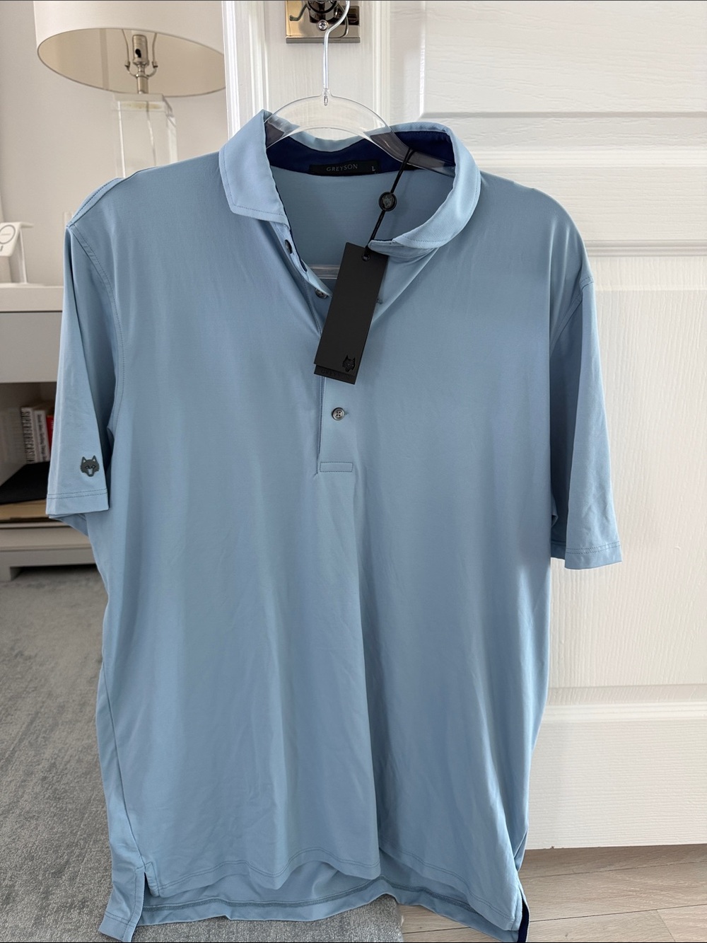 Greyson Light Blue Men's Polo Shirt